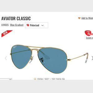 RAYBAN Classic Aviator POLARIZED